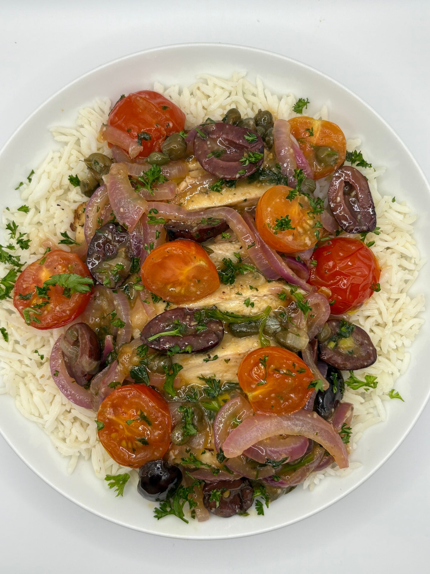 Mediterranean Chicken / Poulet Méditerranéen