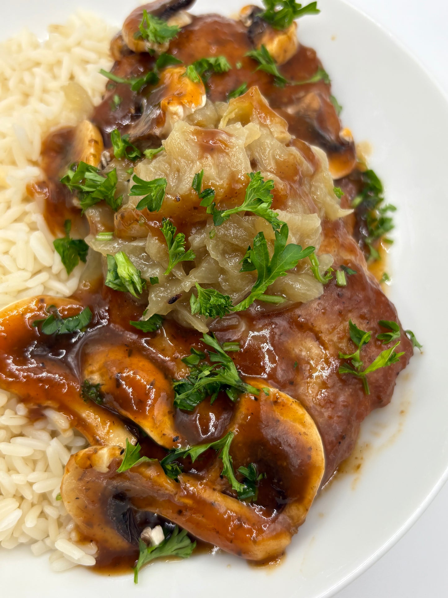 Turkey Hamburger Steak / Hamburger de Dinde