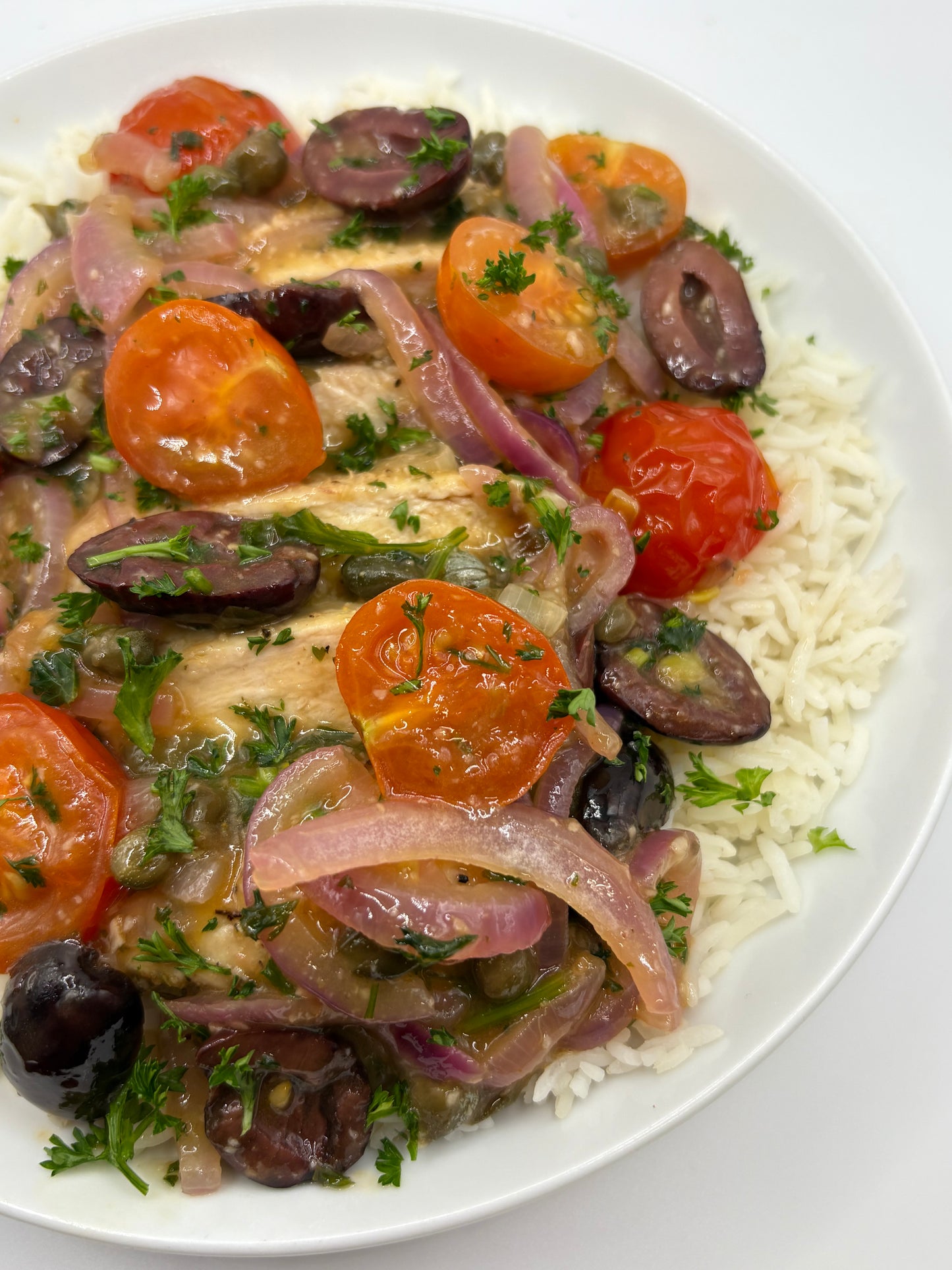 Mediterranean Chicken / Poulet Méditerranéen