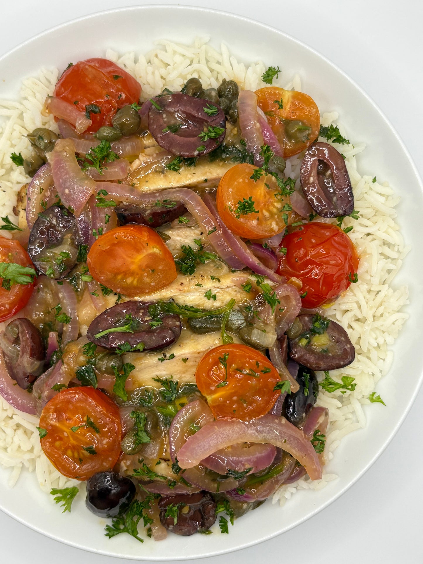 Mediterranean Chicken / Poulet Méditerranéen