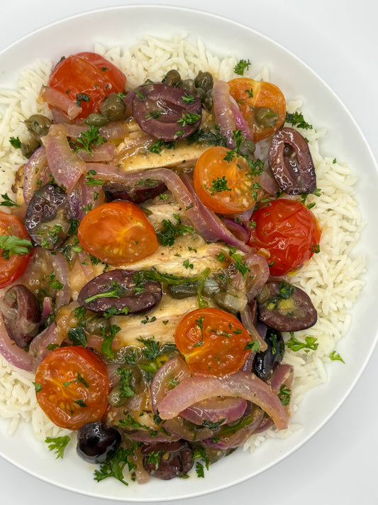 Mediterranean Chicken / Poulet Méditerranéen