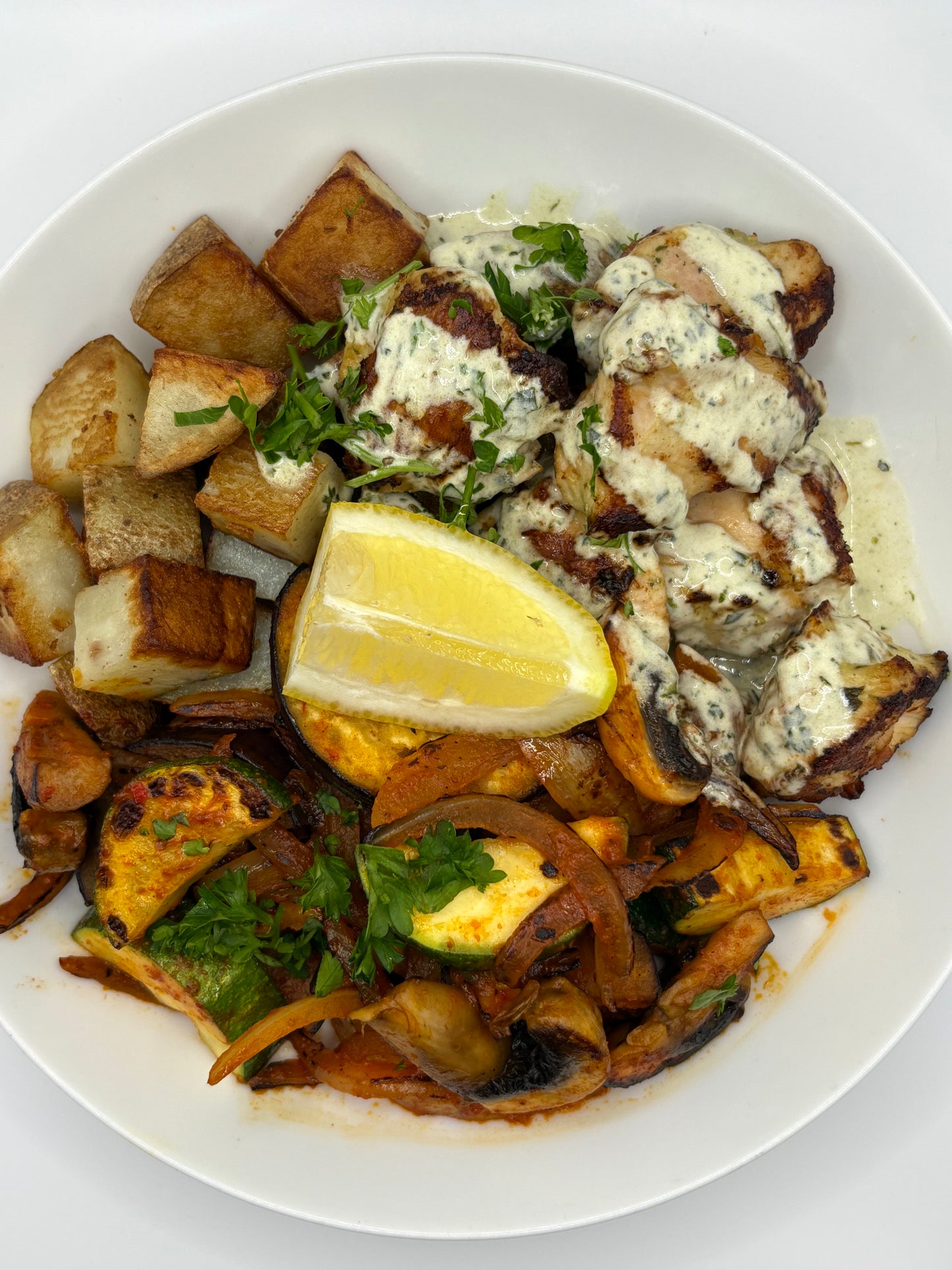 Chicken Souvlaki / Souvlaki de Poulet