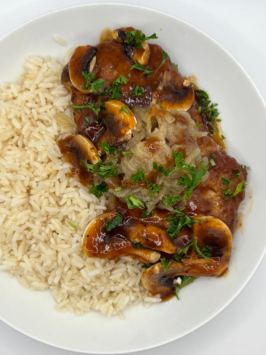 Turkey Hamburger Steak / Hamburger de Dinde